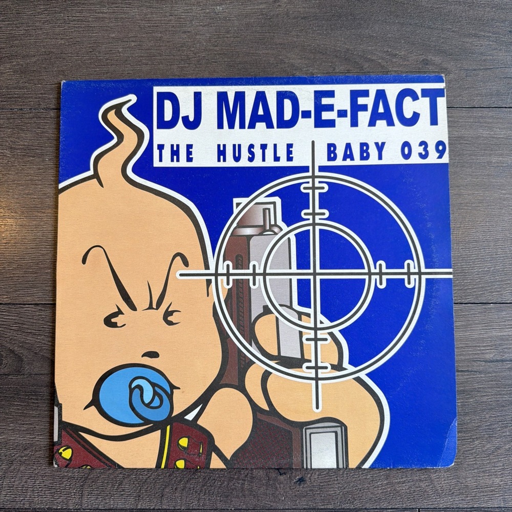DJ Mad E-Fact The Hustle Baby 039 EP Vinyl Record Gabber Electric Acid Hardcore